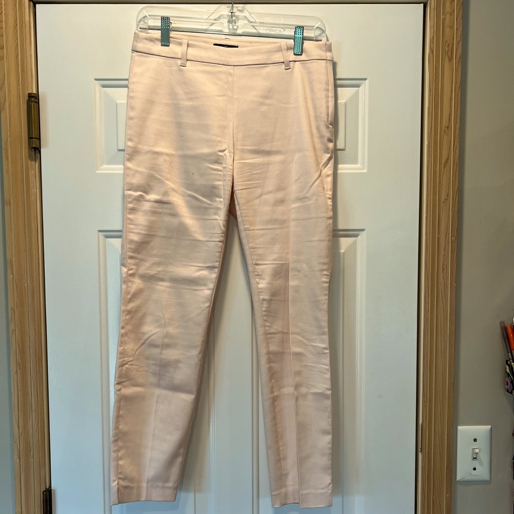 Pink Dress Cropped Pants